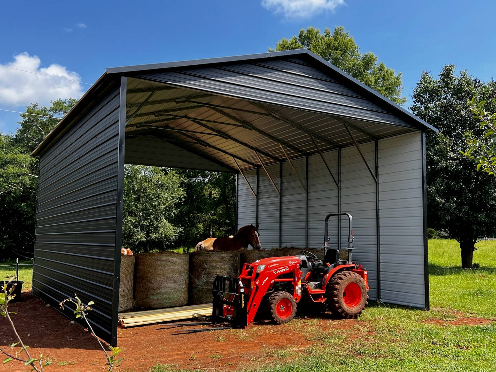 Metal Building Carports For Sale in Alabama by Custom Structures Direct Birmingham