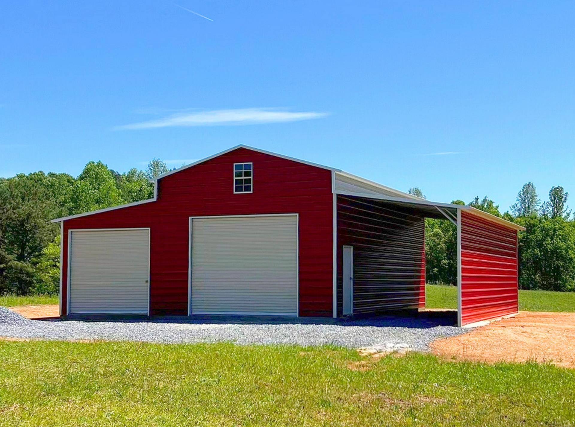 Steel Metal Building Barns For Sale & Installation in Alabama by Custom Structures Direct Birmnigham